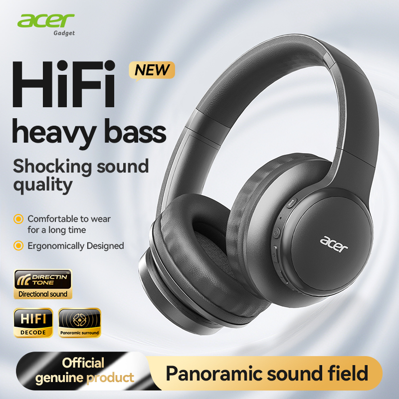 Anc Wireless Over Ear Headphones - Acer Ohr559 Kablosuz Bluetooth Kulaklık, Yüksek