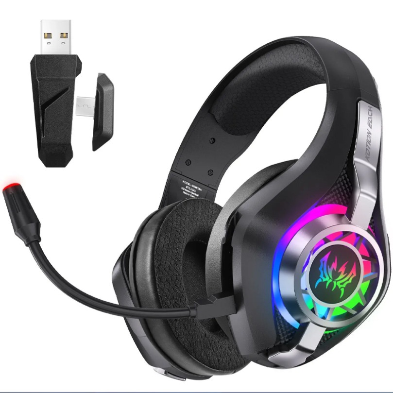 Gaming Headset With Mic Rgb - GS400 Ultra Kablosuz 2.4GHz Oyun Kulaklığı,