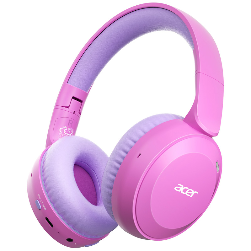 Anc Wireless Over Ear Headphones - Acer OHR668 Çocuklar İçin Bluetooth 6.0