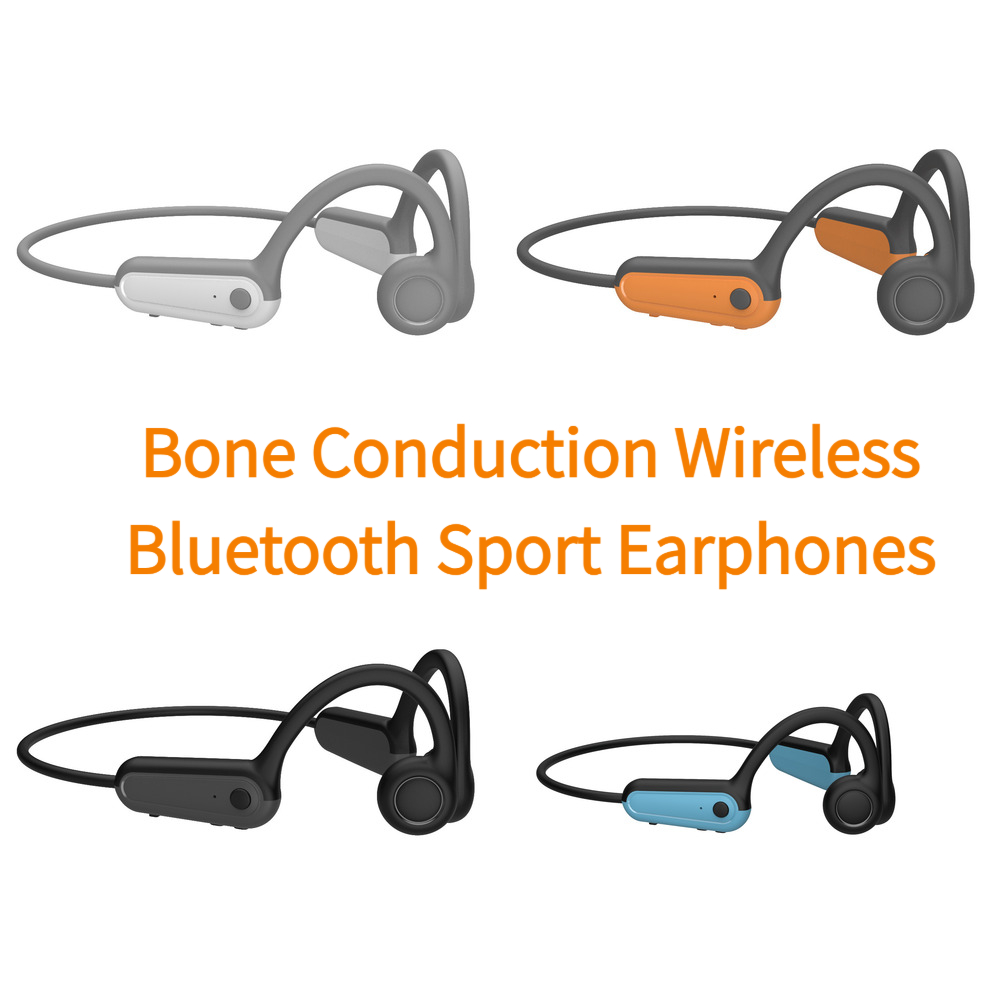 Bone Conduction Running Headphones - Kemik İletimli Kablosuz Bluetooth Kulaklık Kulak