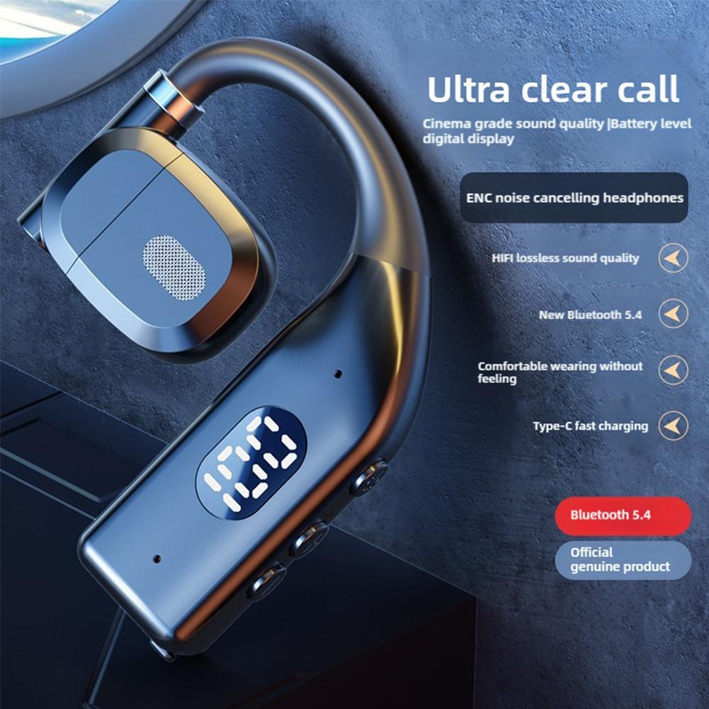 Bone Conduction Running Headphones - Kablosuz Kulak Kancalı Bluetooth Kulaklıklar Derin