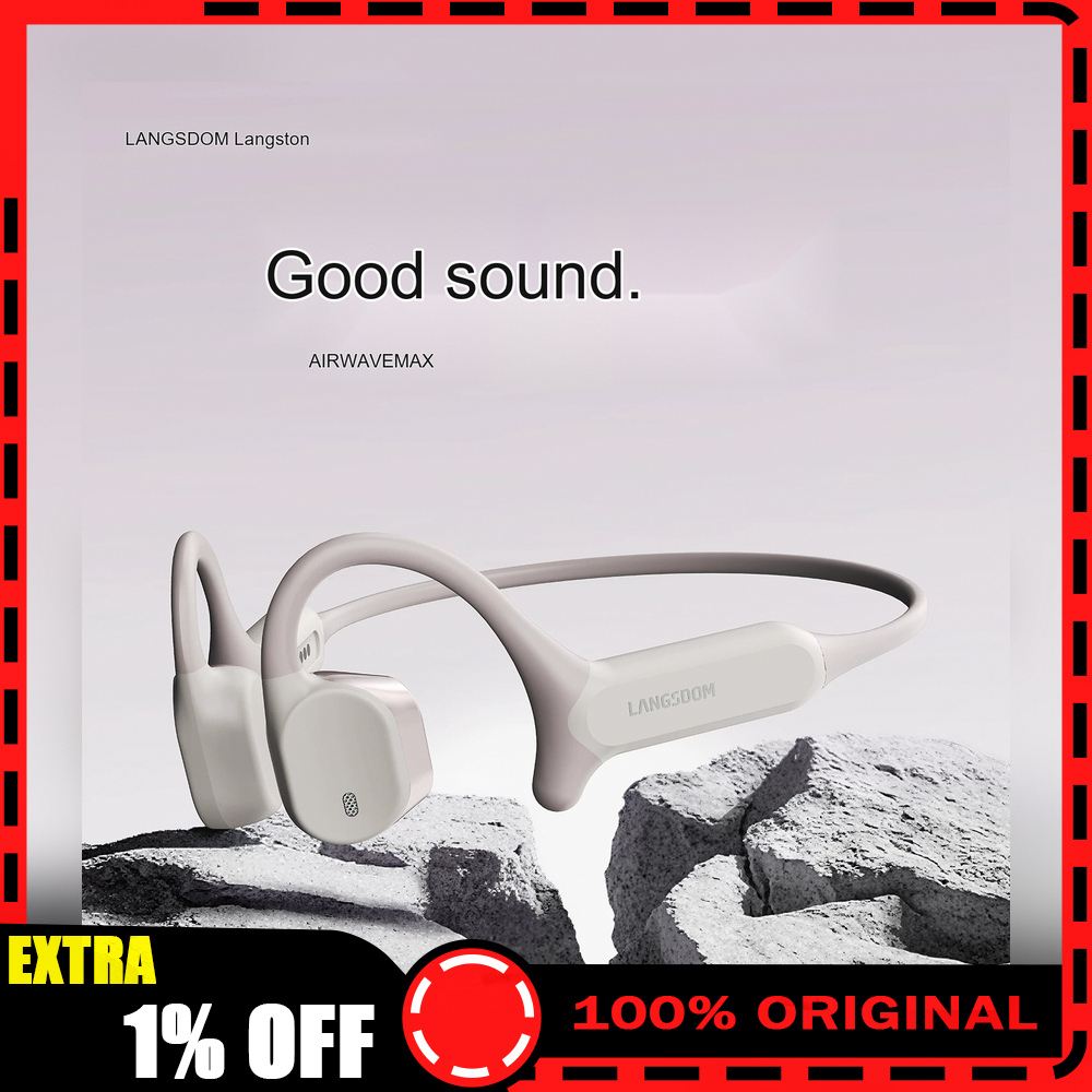 Bone Conduction Running Headphones - LANGSDOM AirWave Max Açık Kulaklık Tasarımlı