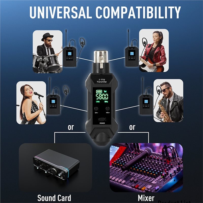 J-11U Kablosuz Kulak İçi Monit - In Ear Monitors For Singers incelemesi ve fiyatı