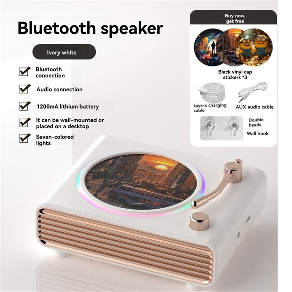 X07A Taşınabilir Retro Beyaz B - Speakers incelemesi ve fiyatı