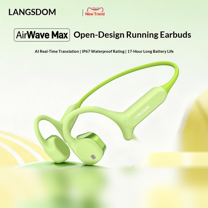 LANGSDOM AirWave Max Açık Kula - Bone Conduction Running Headphones incelemesi ve fiyatı