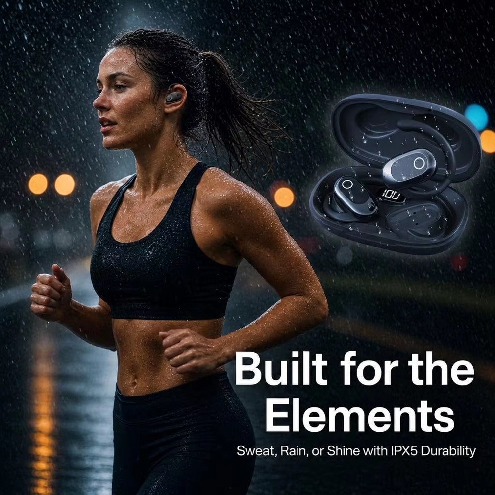 BT 5.4 90 özellikli Açık Kulak - Bone Conduction Running Headphones incelemesi ve fiyatı