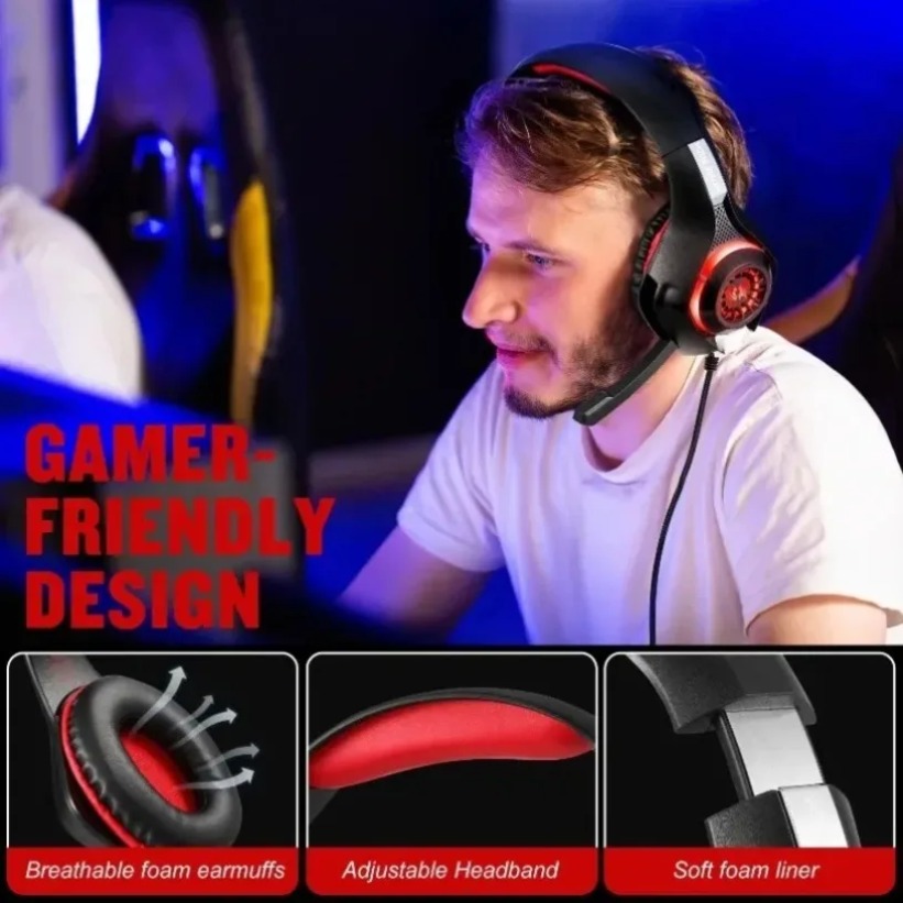 Mikrofonlu LED Oyun Kulaklığı  - Gaming Headset With Mic Rgb incelemesi ve fiyatı
