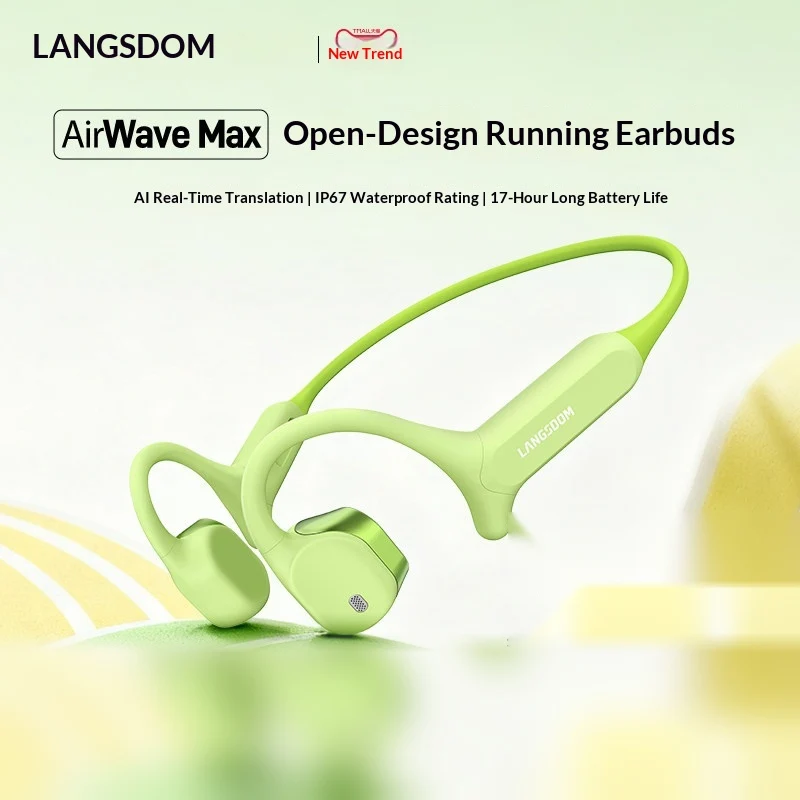 LANGSDOM AirWave Max Açık Kula - Bone Conduction Running Headphones incelemesi ve fiyatı